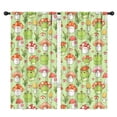 thumbnail image 1 of Blackout Kids Curtains,Red Mushroom Frog Green Pattern Childrens Insulated Curtains Set Of 2,Bedroom Essentials,Toddler Room Decor 42"x84", 1 of 5