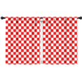 thumbnail image 1 of Blackout Kids Curtains,Red and Black Checkered Pattern Childrens Insulated Curtains Set Of 2,Bedroom Essentials,Toddler Room Decor 42"x54", 1 of 5