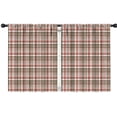 thumbnail image 1 of Blackout Kids Curtains,Red and Green Plaid Christmas Pattern Childrens Insulated Curtains Set Of 2,Bedroom Essentials,Toddler Room Decor 42"x54", 1 of 5