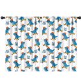 thumbnail image 1 of Blackout Kids Curtains,Skateboarding Dinosaur Pattern Childrens Insulated Curtains Set Of 2,Bedroom Essentials,Toddler Room Decor 42"x63", 1 of 5