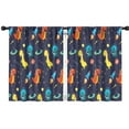 thumbnail image 1 of Blackout Kids Curtains,Space Dinosaurs Rockets Pattern Childrens Insulated Curtains Set Of 2,Bedroom Essentials,Toddler Room Decor 42"x54", 1 of 5