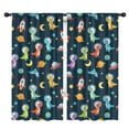 thumbnail image 1 of Blackout Kids Curtains,Space Dinosaurs Rockets Planets Childrens Insulated Curtains Set Of 2,Bedroom Essentials,Toddler Room Decor 42"x84", 1 of 5