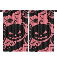 thumbnail image 1 of Blackout Kids Curtains,Spooky Halloween Silhouette Pattern Childrens Insulated Curtains Set Of 2,Bedroom Essentials,Toddler Room Decor 52"x84", 1 of 5