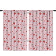 thumbnail image 1 of Blackout Kids Curtains,Strawberry and Juice Pink Pattern Children's Insulated Curtains Set Of 2,Bedroom Essentials,Toddler Room Decor 52"x84", 1 of 5