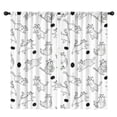 thumbnail image 1 of Blackout Kids Curtains,Striped Cat and Ball White Pattern Children's Insulated Curtains Set Of 2,Bedroom Essentials,Toddler Room Decor 42"x84", 1 of 5