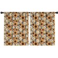 thumbnail image 1 of Blackout Kids Curtains,Sunflower Childrens Insulated Curtains Set Of 2,Bedroom Essentials,Toddler Room Decor 42x54in(106x137cm), 1 of 4