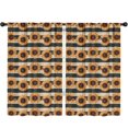 thumbnail image 1 of Blackout Kids Curtains,Sunflower Childrens Insulated Curtains Set Of 2,Bedroom Essentials,Toddler Room Decor 52x84in(132x213cm), 1 of 4