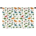 thumbnail image 1 of Blackout Kids Curtains,Tropical Dinosaur Pattern Childrens Insulated Curtains Set Of 2,Bedroom Essentials,Toddler Room Decor 42"x54", 1 of 5