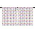 thumbnail image 1 of Blackout Kids Curtains,Unicorn and Bow Pink Pattern Children's Insulated Curtains Set Of 2,Bedroom Essentials,Toddler Room Decor 52"x63", 1 of 5