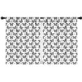 thumbnail image 1 of Blackout Kids Curtains,White Butterfly Black Dot Pattern Childrens Insulated Curtains Set Of 2,Bedroom Essentials,Toddler Room Decor 42"x54", 1 of 5