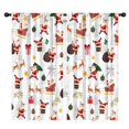 thumbnail image 1 of Blackout Kids Curtains,White Christmas Santa and Gift Pattern Childrens Insulated Curtains Set Of 2,Bedroom Essentials,Toddler Room Decor 42"x84", 1 of 5
