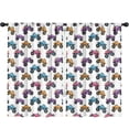thumbnail image 1 of Blackout Kids Curtains,White Colorful Monster Cartoon Trucks Pattern Childrens Insulated Curtains Set Of 2,Bedroom Essentials,Toddler Room Decor 52"x84", 1 of 5