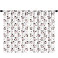 thumbnail image 1 of Blackout Kids Curtains,White Cow Dot Pattern Childrens Insulated Curtains Set Of 2,Bedroom Essentials,Toddler Room Decor 52x84in(132x213cm), 1 of 5