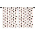 thumbnail image 1 of Blackout Kids Curtains,White Cow Face Pattern Childrens Insulated Curtains Set Of 2,Bedroom Essentials,Toddler Room Decor 42x54in(106x137cm), 1 of 5