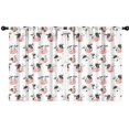 thumbnail image 1 of Blackout Kids Curtains,White Cow Happy Face Pattern Childrens Insulated Curtains Set Of 2,Bedroom Essentials,Toddler Room Decor 42x54in(106x137cm), 1 of 5