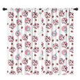thumbnail image 1 of Blackout Kids Curtains,White Cow Milk Strawberry Pattern Childrens Insulated Curtains Set Of 2,Bedroom Essentials,Toddler Room Decor 42x84in(106x213cm), 1 of 5