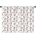 thumbnail image 1 of Blackout Kids Curtains,White Cow Strawberry Heart Pattern Childrens Insulated Curtains Set Of 2,Bedroom Essentials,Toddler Room Decor 52x84in(132x213cm), 1 of 5
