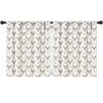 thumbnail image 1 of Blackout Kids Curtains,White Deer Skull Flower Pattern Childrens Insulated Curtains Set Of 2,Bedroom Essentials,Toddler Room Decor 52"x63", 1 of 5