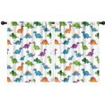 thumbnail image 1 of Blackout Kids Curtains,White Dinosaurs Pattern Childrens Insulated Curtains Set Of 2,Bedroom Essentials,Toddler Room Decor 42"x54", 1 of 5