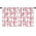 thumbnail image 1 of Blackout Kids Curtains,White Dogs and Flowers Childrens Insulated Curtains Set Of 2,Bedroom Essentials,Toddler Room Decor 52x63in(132x160cm), 1 of 4