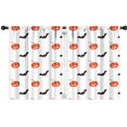 thumbnail image 1 of Blackout Kids Curtains,White Halloween Pumpkins and Bats Childrens Insulated Curtains Set Of 2,Bedroom Essentials,Toddler Room Decor 42"x54", 1 of 5