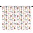 thumbnail image 1 of Blackout Kids Curtains,White Mermaid Pattern Childrens Insulated Curtains Set Of 2,Bedroom Essentials,Toddler Room Decor 52"x84", 1 of 5