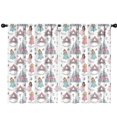 thumbnail image 1 of Blackout Kids Curtains,White Princess Castle Pattern Childrens Insulated Curtains Set Of 2,Bedroom Essentials,Toddler Room Decor 42"x63", 1 of 5