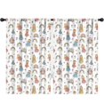 thumbnail image 1 of Blackout Kids Curtains,White Princess Castle Pattern Childrens Insulated Curtains Set Of 2,Bedroom Essentials,Toddler Room Decor 52"x84", 1 of 5