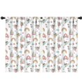 thumbnail image 1 of Blackout Kids Curtains,White Princess Fairy Castle Pattern Childrens Insulated Curtains Set Of 2,Bedroom Essentials,Toddler Room Decor 42"x63", 1 of 5