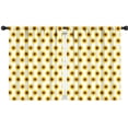 thumbnail image 1 of Blackout Kids Curtains,White Sunflower Childrens Insulated Curtains Set Of 2,Bedroom Essentials,Toddler Room Decor 42x54in(106x137cm), 1 of 4