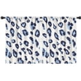 thumbnail image 1 of Blackout Kids Curtains,White and Blue Of Leopard Print Childrens Insulated Curtains Set Of 2,Bedroom Essentials,Toddler Room Decor 42"x54", 1 of 5