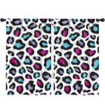 thumbnail image 1 of Blackout Kids Curtains,White and Colorful Of Leopard Print Childrens Insulated Curtains Set Of 2,Bedroom Essentials,Toddler Room Decor 52"x84", 1 of 5