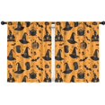 thumbnail image 1 of Blackout Kids Curtains,Witch Hat Halloween Pattern Childrens Insulated Curtains Set Of 2,Bedroom Essentials,Toddler Room Decor 42"x54", 1 of 5