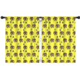 thumbnail image 1 of Blackout Kids Curtains,Yellow Bigfoot and Tree Pattern Childrens Insulated Curtains Set Of 2,Bedroom Essentials,Toddler Room Decor 42x54in(106x137cm), 1 of 5