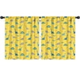 thumbnail image 1 of Blackout Kids Curtains,Yellow Cartoon Dinosaurs Pattern Childrens Insulated Curtains Set Of 2,Bedroom Essentials,Toddler Room Decor 52"x63", 1 of 5