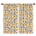 thumbnail image 1 of Blackout Kids Curtains,Yellow Green Leaf Flower Pattern Childrens Insulated Curtains Set Of 2,Bedroom Essentials,Toddler Room Decor 42"x84", 1 of 5