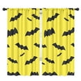 thumbnail image 1 of Blackout Kids Curtains,Yellow Halloween Bats Childrens Insulated Curtains Set Of 2,Bedroom Essentials,Toddler Room Decor 42"x84", 1 of 5