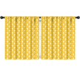 thumbnail image 1 of Blackout Kids Curtains,Yellow Lemon Fruit Shapes Orange Pattern Childrens Insulated Curtains Set Of 2,Bedroom Essentials,Toddler Room Decor 52"x63", 1 of 5