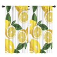 thumbnail image 1 of Blackout Kids Curtains,Yellow Lemon Fruit Slices White Pattern Childrens Insulated Curtains Set Of 2,Bedroom Essentials,Toddler Room Decor 42"x84", 1 of 5