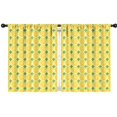 thumbnail image 1 of Blackout Kids Curtains,Yellow Lemon Slices Green Pattern Childrens Insulated Curtains Set Of 2,Bedroom Essentials,Toddler Room Decor 42"x54", 1 of 5