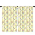thumbnail image 1 of Blackout Kids Curtains,Yellow Princess Unicorn Pattern Childrens Insulated Curtains Set Of 2,Bedroom Essentials,Toddler Room Decor 52"x84", 1 of 5