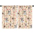 thumbnail image 1 of Blackout Kids Curtains,Yorkie with Flowers Childrens Insulated Curtains Set Of 2,Bedroom Essentials,Toddler Room Decor 42x63in(106x160cm), 1 of 4