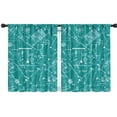 thumbnail image 1 of Blackout Kids Curtains,ath Equations Element Squares Colorful Pattern Childrens Insulated Curtains Set Of 2,Bedroom Essentials,Toddler Room Decor 42"x54", 1 of 5