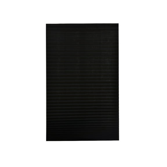Blackout Pleated Window Shades Window Blind Blackout Light Block Cordless Black 35"X71"