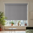 thumbnail image 1 of SUNOFF Cordless Blackout Blinds with Valance–Thermal Insulated,UV Protection,Free-Stop Spring(Home/Office),32"Wx72"H,Grey, 1 of 5