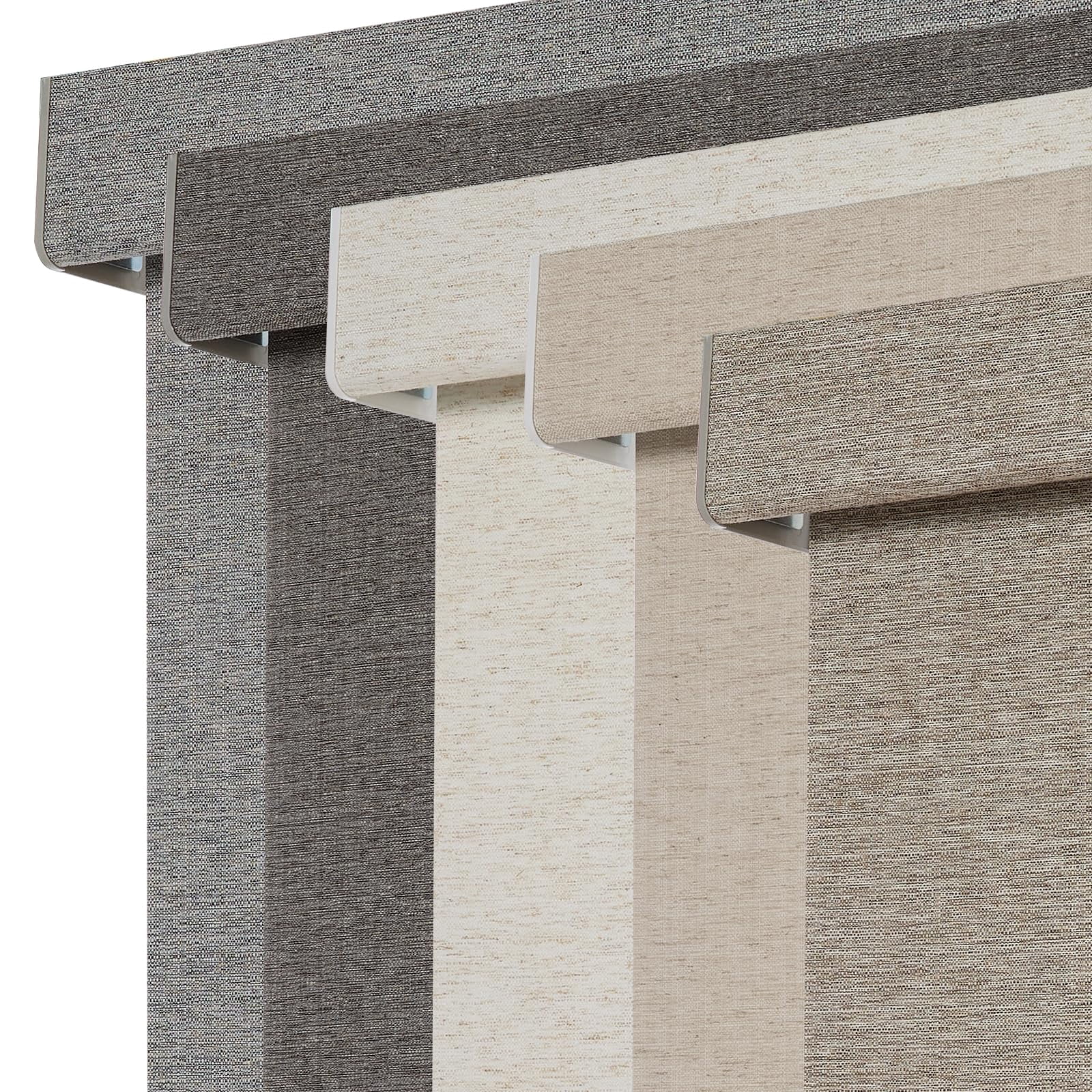 Blackout Roller Shades for Window Blinds,Cordless,Linen Fabric,Thermal ...