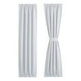 thumbnail image 1 of Blackout Sidelight Curtain Panels,Room Darkening Thermal French Door Curtains with Top and Bottom Rod Pocket Tie 1 Panel,24.8x40.2inch, 1 of 12