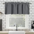 thumbnail image 1 of Blackout Valance Curtains for Kitchen & Living Room | 57x18 Inch Window Valance | Light Blocking, Polyester Fabric, Rod Pocket Design | 1-Pack, 1 of 5
