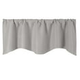 thumbnail image 1 of Blackout Valances for Window, Black Kitchen Valances Curtains for Living Room/Bedroom/Bathroom Short Window Privacy Decorative Rod Pocket, 52" W x 17" L, 1 of 1