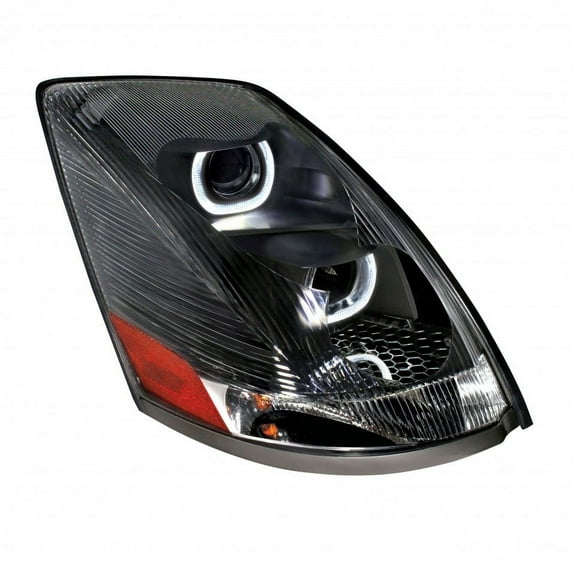 "Blackout" Volvo VN / VNL 2004+ Projection Headlight - Passenger Side
